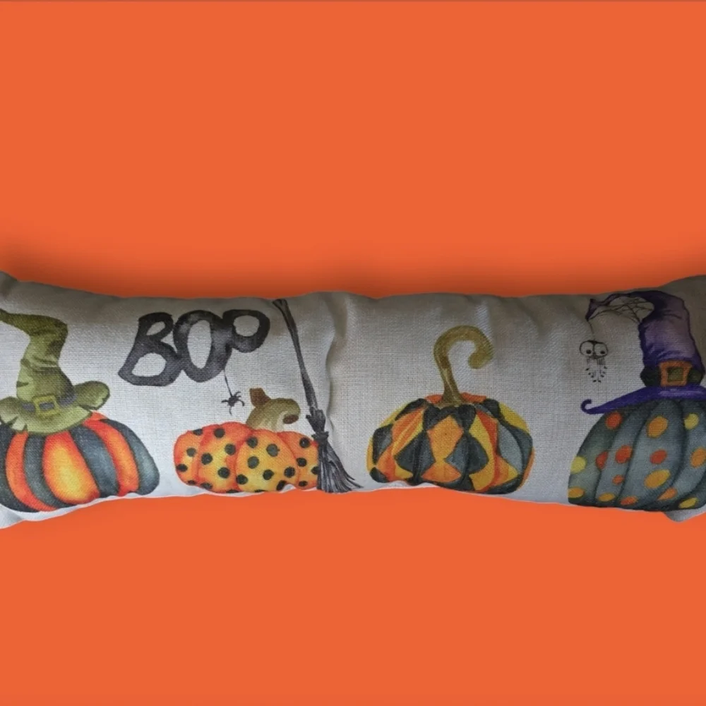 Halloween Accent Throw Pillow, Novelty Pillow-EUC